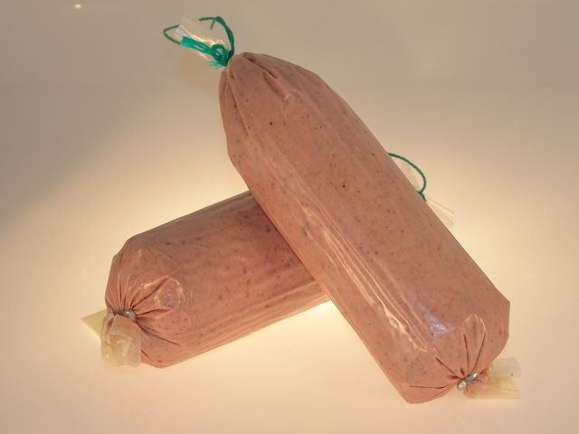 Leberwurst im Darm klein