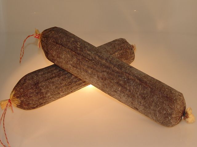 Leberwurst zum Braten groß